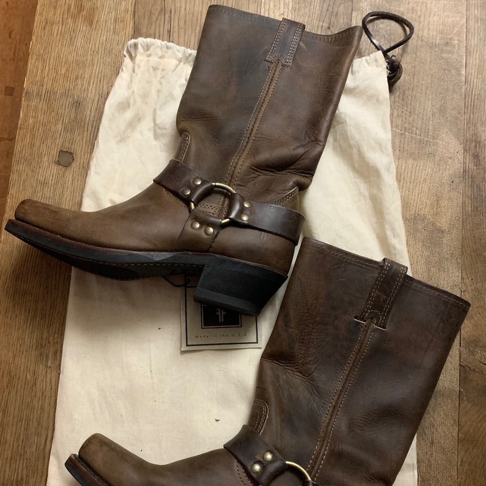 Frye Harness 12R Boots, size 7.5